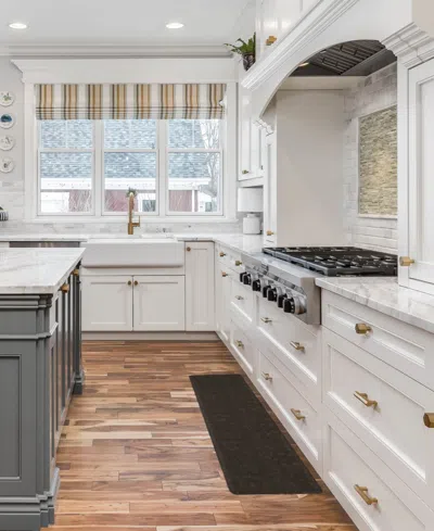 Chef Gear Marni Fatigue-resistant Kitchen Mat, 17.5" X 60" In Brown