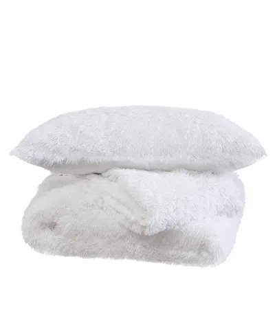 Juicy Couture Shaggy Faux Fur 2-pc. Comforter Set, Twin/twin Xl In White
