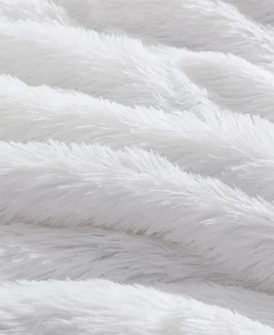 Juicy Couture Shaggy Faux Fur 2-pc. Comforter Set, Twin/twin Xl In White