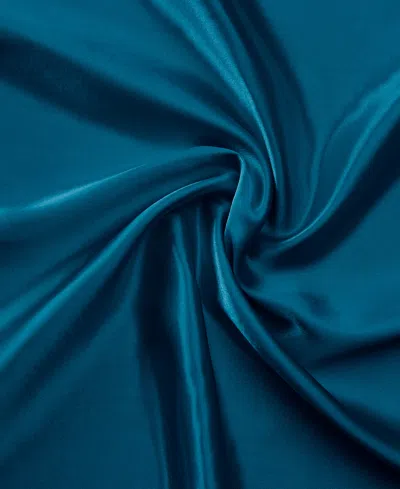 Juicy Couture 3 Piece Satin Sheet Set, Twin Xl In Blue