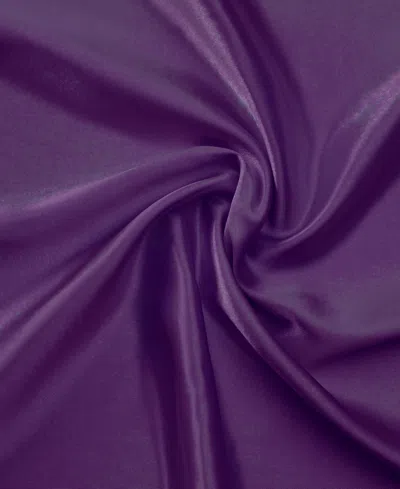 Juicy Couture 3 Piece Satin Sheet Set, Twin Xl In Purple