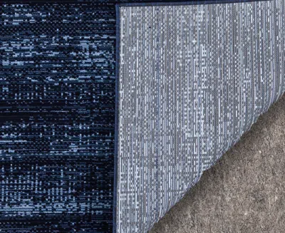 Feizy Deja 39pjf 2'6"x7'3" Runner Area Rug In Blue