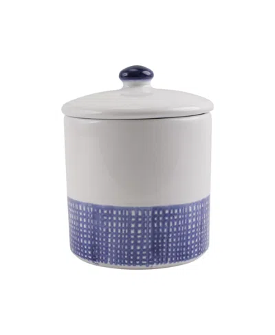 Vietri Santorini Geo Medium Canister In Multi