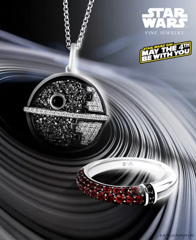 Wonder Fine Jewelry Star Wars  Green Quartz (1-1/4 Ct. T.w.) & Diamond (1/10 Ct. T.w.) Grogu Pendant  In Metallic