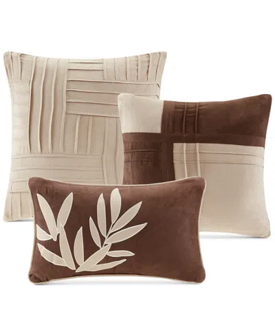 Madison Park Dune Faux-suede 7-pc. Comforter Set, King In Sand