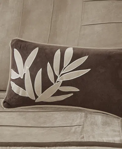 Madison Park Dune Faux-suede 7-pc. Comforter Set, Queen In Sand