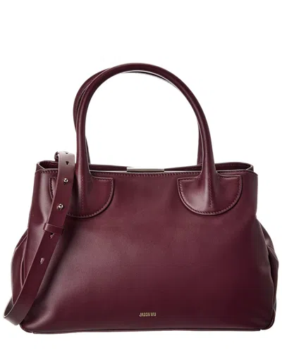 Jason Wu Leather Satchel In Burgundy