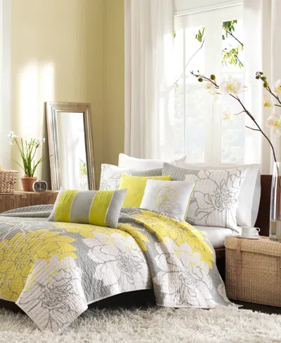 Madison Park Lola Reversible 6-pc. Quilt Set, Full/queen