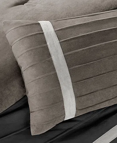 Madison Park Palmer Faux-suede 7-pc. Comforter Set, King In Multi