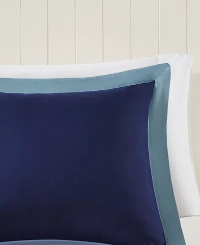 Madison Park Essentials Larkspur Reversible 2-pc. Comforter Set, Twin/twin Xl In Blue