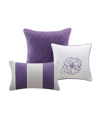 Madison Park Lola Reversible 6-pc. Quilt Set, Full/queen