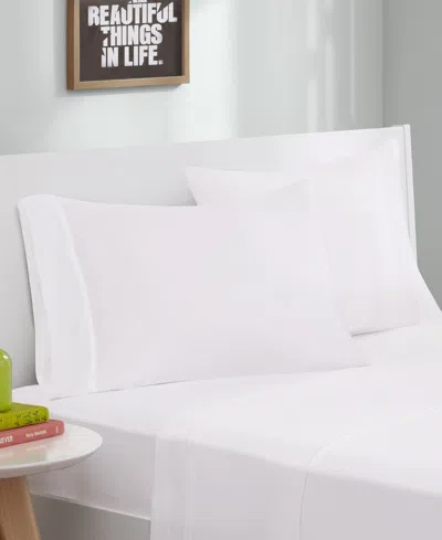 Intelligent Design Jersey-knit Cotton Blend 3-pc. Sheet Set, Twin Xl In White