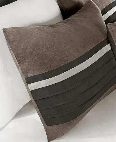 Madison Park Palmer Faux-suede 7-pc. Comforter Set, Full In Multi