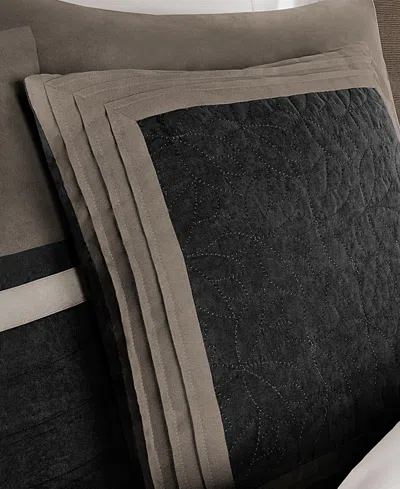 Madison Park Palmer Faux-suede 7-pc. Comforter Set, Full In Multi