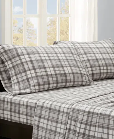 Madison Park Micro-fleece 4-pc. Sheet Set, Full In Gray