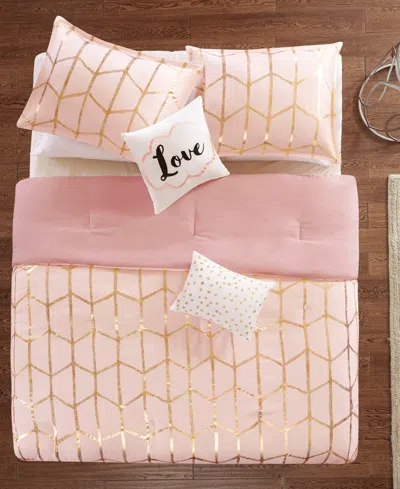 Intelligent Design Raina Metallic 4-pc. Comforter Set, Twin/twin Xl
