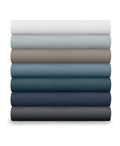 Pillow Guy Classic Cool Crisp 100 Cotton Percale Sheet Sets In Blue