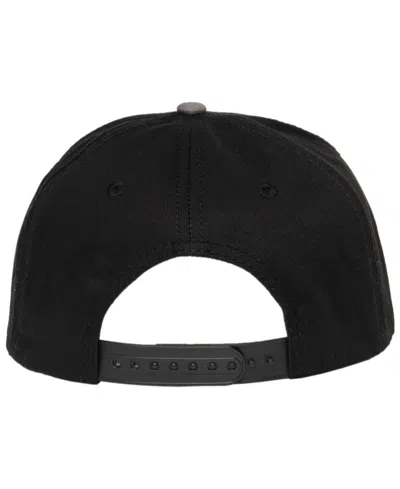 Polaroid Men's Flat Bill Snapback Baseball Adjustable Cap In Black