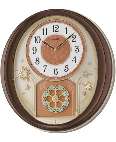 Seiko Melodies In Motion Wood-tone Wall Clock