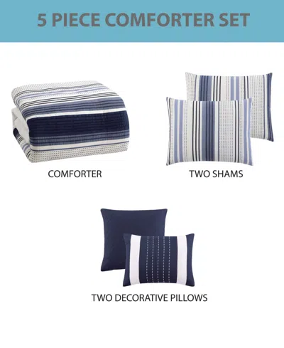 Riverbrook Home Albion 5 Piece Comforter Set, King In Multi