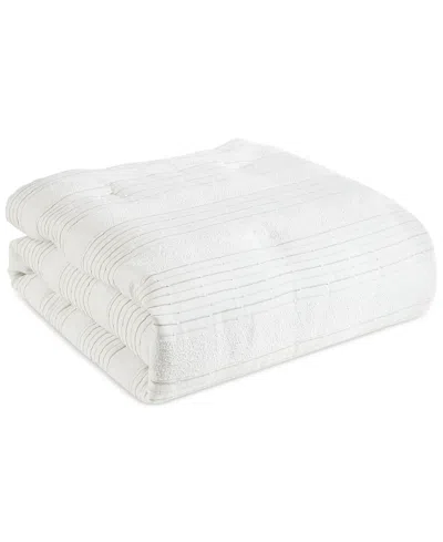 Hallmart Collectibles Silverstone 9-pc. Comforter Set, King, Exclusively At Macy's In White