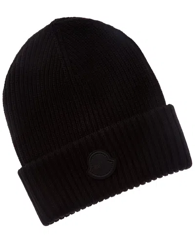 Moncler X Edward Enninful Wool Beanie In Brown