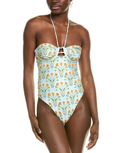 Agua By Agua Bendita Diente De Leon Amanec One-piece In Blue