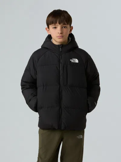 The North Face Boys North Down Hooded Jacket In Black