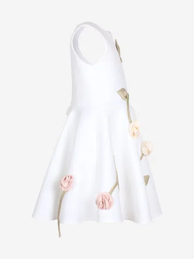 Jessie And James Girls Rain Of Flowers Dress In White