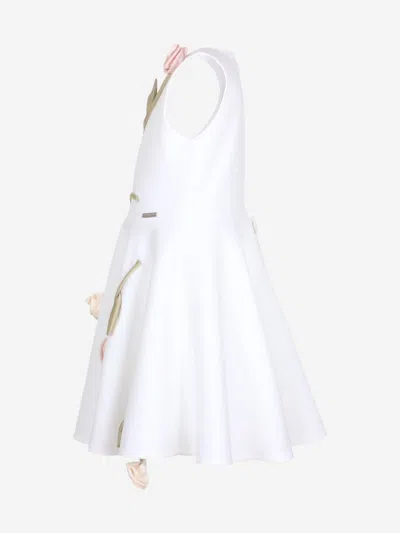 Jessie And James Girls Rain Of Flowers Dress In White