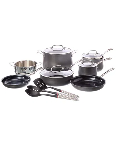 Cuisinart Ceramica Contour 14pc Cookware Set In Black