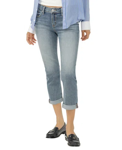 Silver Jeans Co. Elyse Capri Jeans In Multi