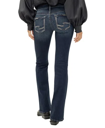 Silver Jeans Co. Women's Britt Low Rise Curvy Fit Bootcut Jeans In Gray