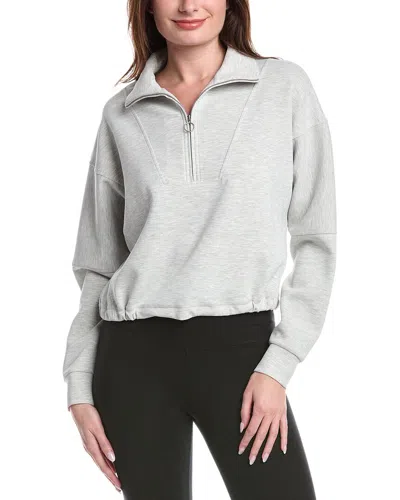 Sweaty Betty Sand Washed 1/2-zip In Gray