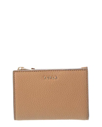 Furla Ritzy Leather Bifold Wallet In Brown