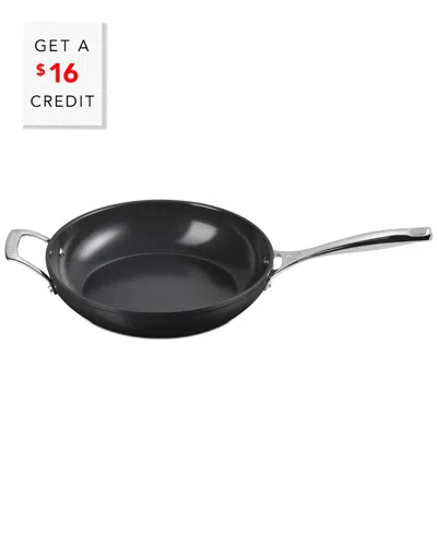 Le Creuset Deep 11in Fry Pan With $16 Credit In Black