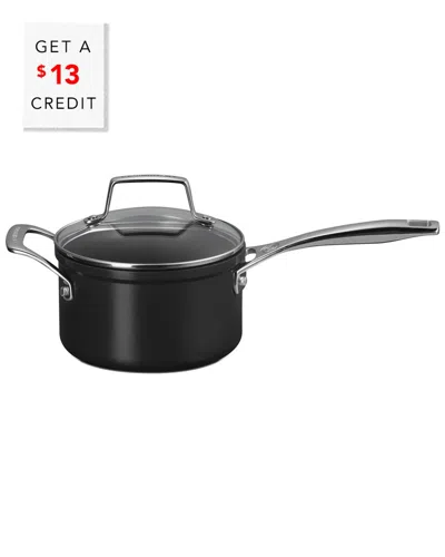 Le Creuset 2qt Saucepan With Glass Lid With $13 Credit In Black