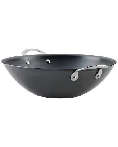 Anolon N2 14in Carbon Steel Wok In Black