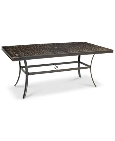 Agio St Croix 68"x 38" Outdoor Dining Table, Created For Macy's In Transparent