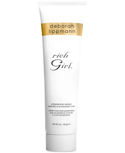 Deborah Lippmann Rich Girl Hydrating Body Shimmer Lotion In Transparent