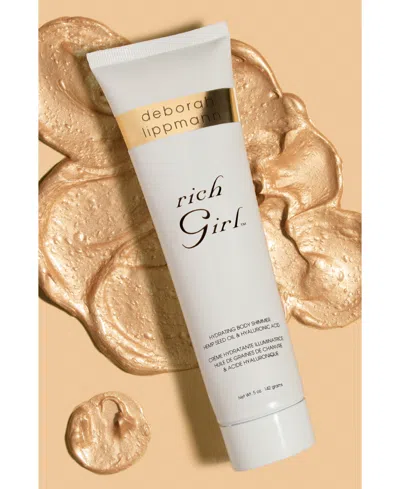 Deborah Lippmann Rich Girl Hydrating Body Shimmer Lotion In Transparent