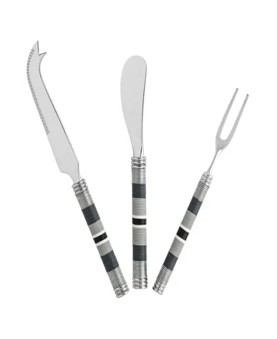 French Home Jubilee Cheese Knife, Spreader And Fork Set