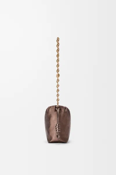 Loewe Mini Flamenco Shoulder Bag In Brown