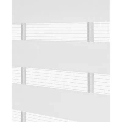 Achim Celestial Sheer Cordless Double Layered Window Shades In Gray