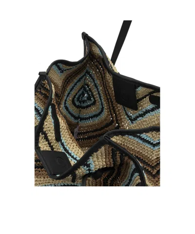 Gianni Chiarini Woven Shoulder Bags Featuring Dual Handles In Pattern