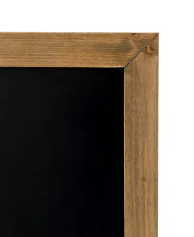 Glitzhome Farmhouse Wood Chalkboard Hanging Or Standing Decor In Multi