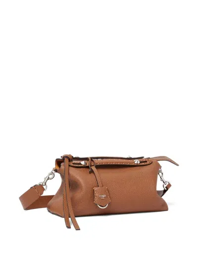 Fendi Medium By The Way Selleria Hand-sewn Topstitches Tote Bag In Pink