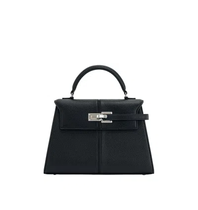 Jw Pei Elise Faux Leather Top Handle Bag In Black