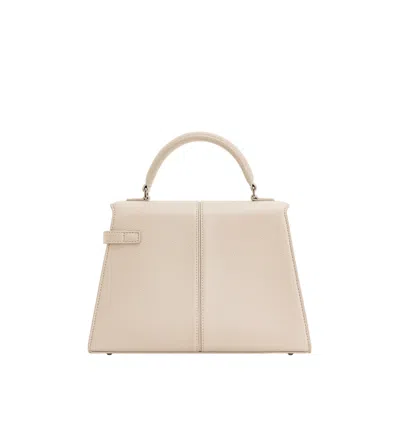 Jw Pei Elise Faux Leather Top Handle Bag In Neutral