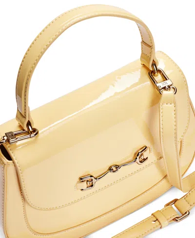 Sam Edelman Loraine Small Leather Top Handle Crossbody In Yellow